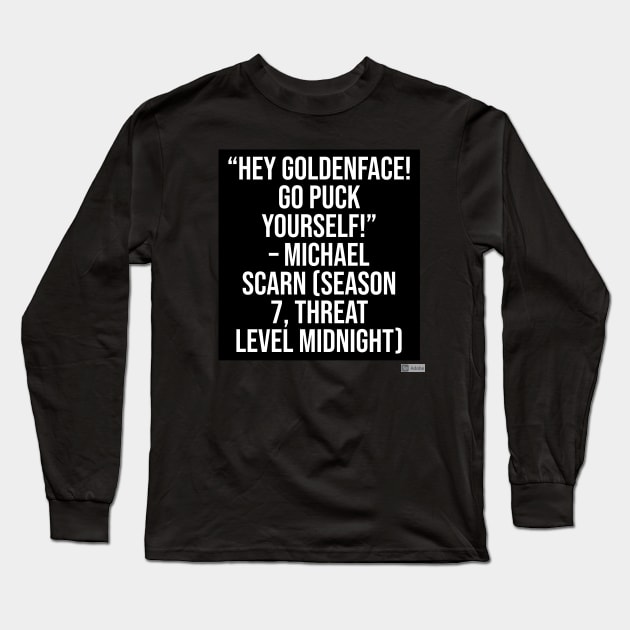 the office funny quote Long Sleeve T-Shirt by CreationsByAme